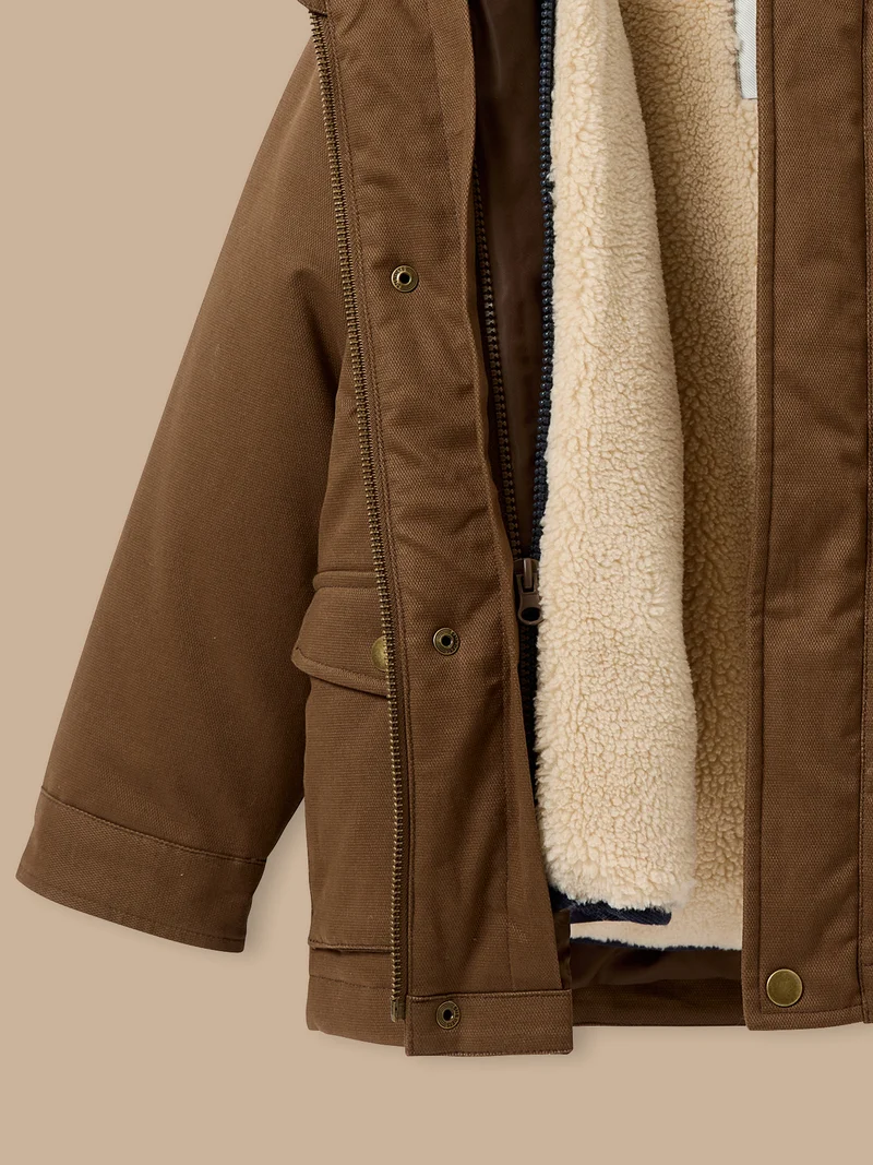 Jungen-Parka, 3-in-1