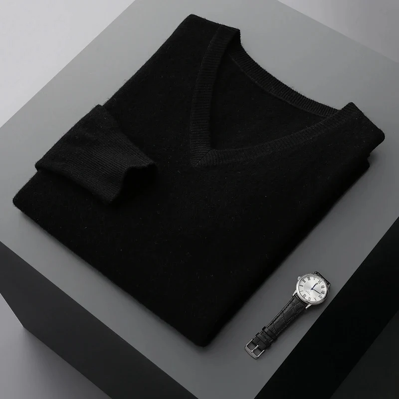 Wool V-Neck Sweater