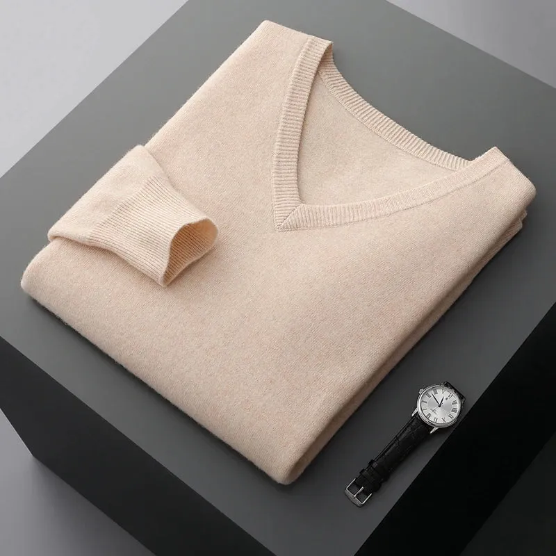 Wool V-Neck Sweater