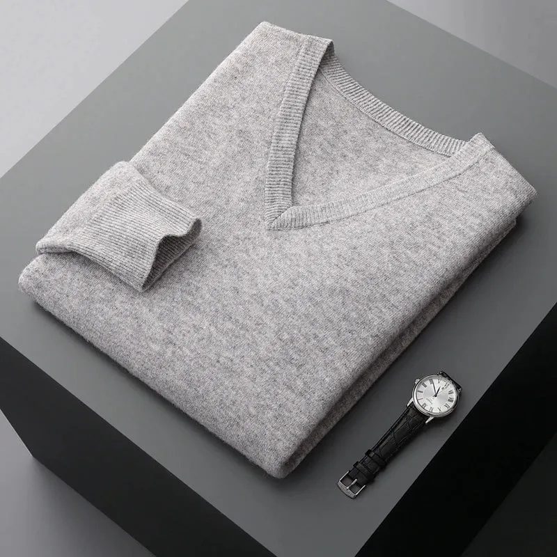 Wool V-Neck Sweater