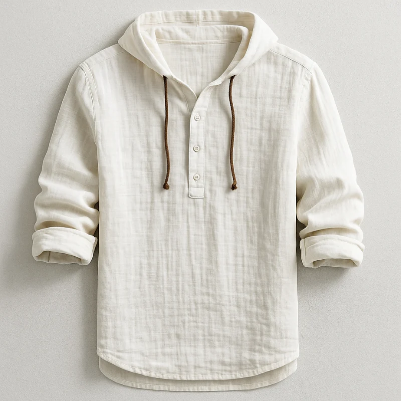 Elegant Hooded Shirt