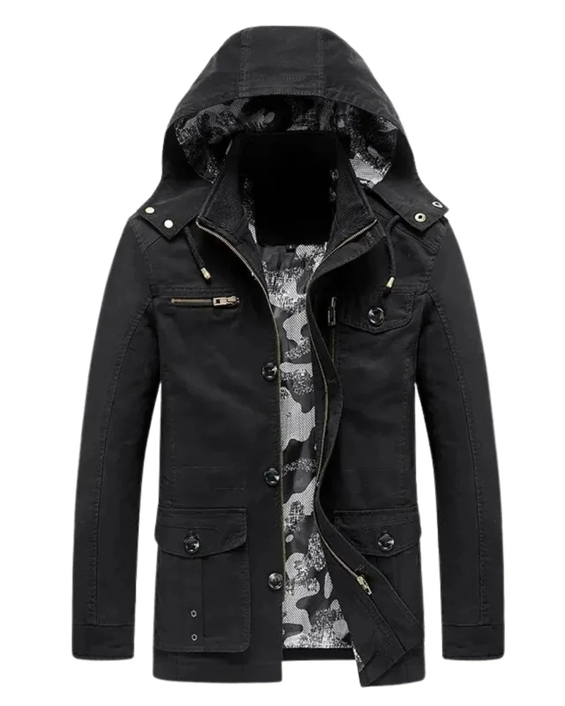 Elegant Multi-Pocket Jacket