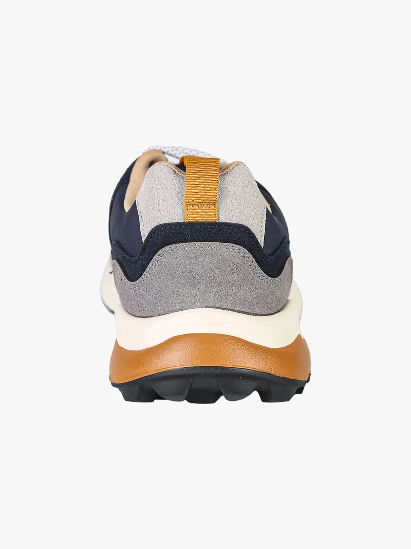 Sneakers stringate da uomo multicolore - blu scuro