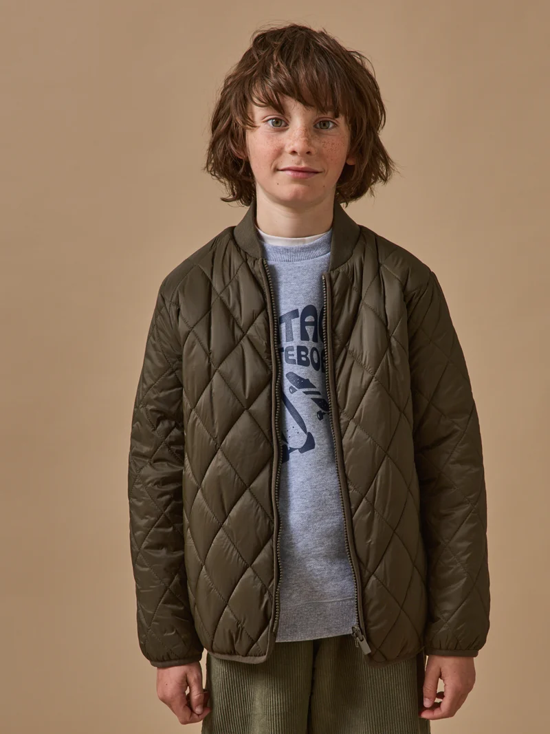Jungen-Parka, gesteppt