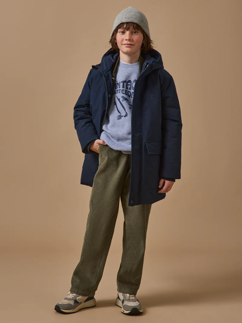 Jungen-Parka, gesteppt