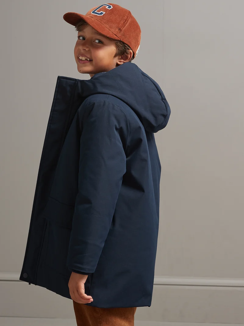Jungen-Parka, gesteppt