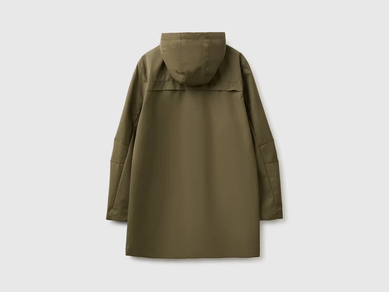 Parka aus Baumwollmischgewebe