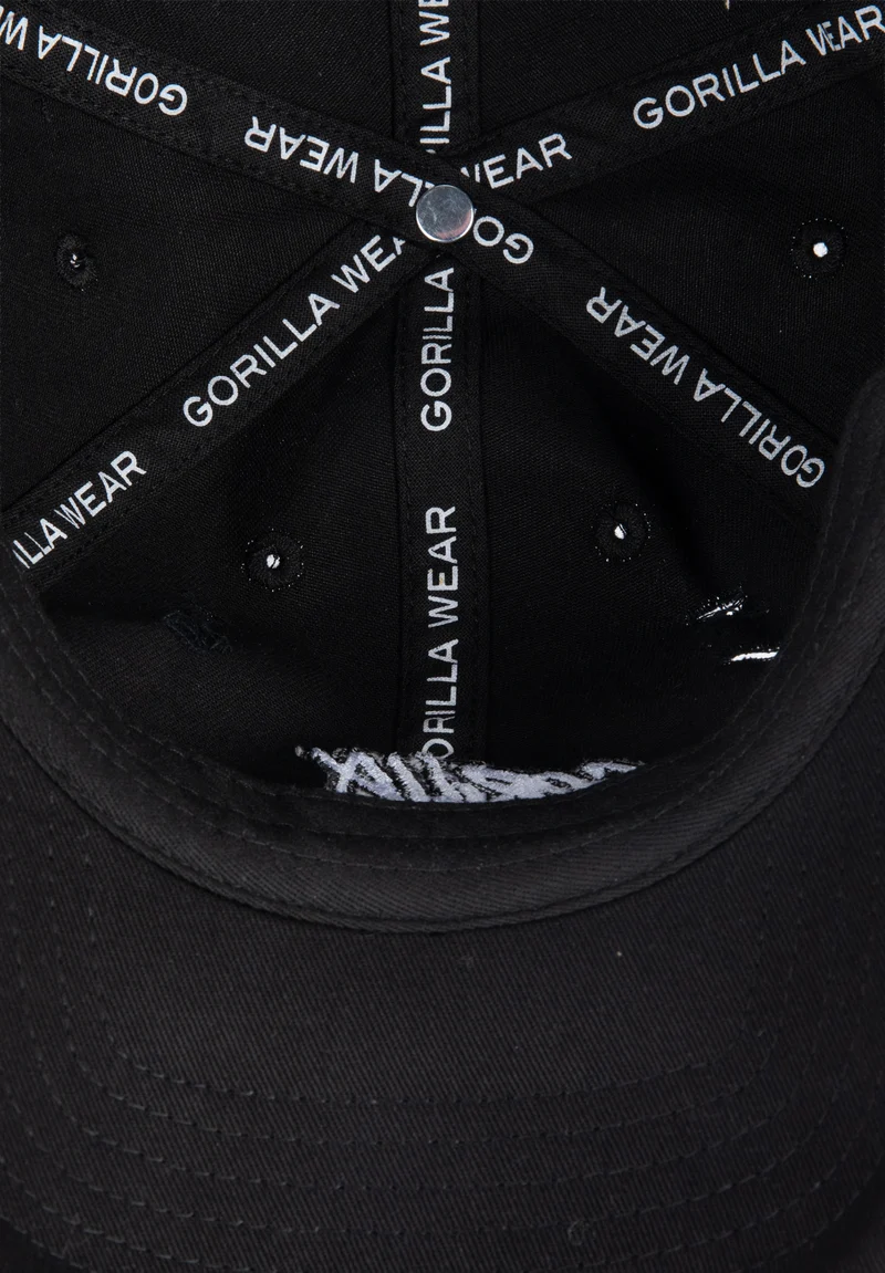 Galway Distressed Cap - Black