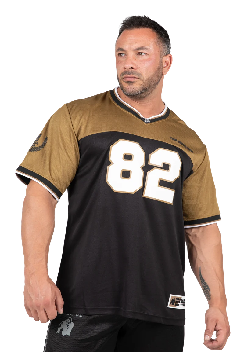 Trenton Football Jersey - Black/Gold