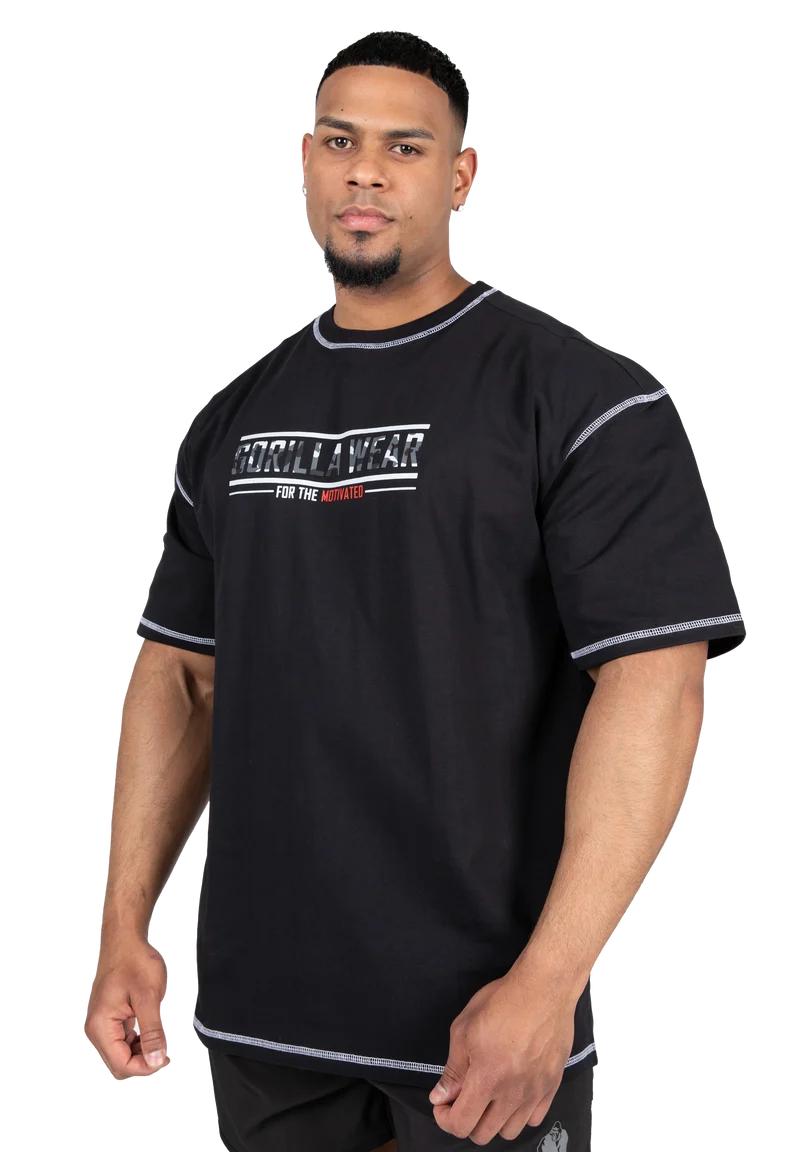 Saginaw Oversized T-Shirt - Black