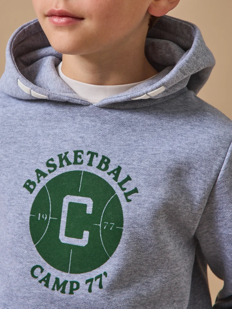 Jungen-Sweatshirt mit Kapuze