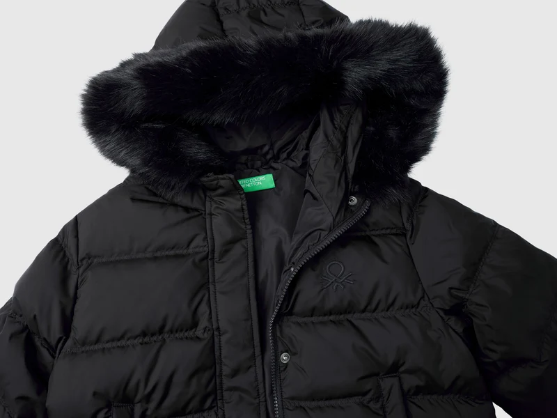Daunenjacke „Rain Defender“ mit abnehmbarer Kapuze