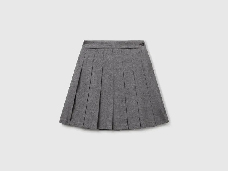 Faltenrock aus Flanell