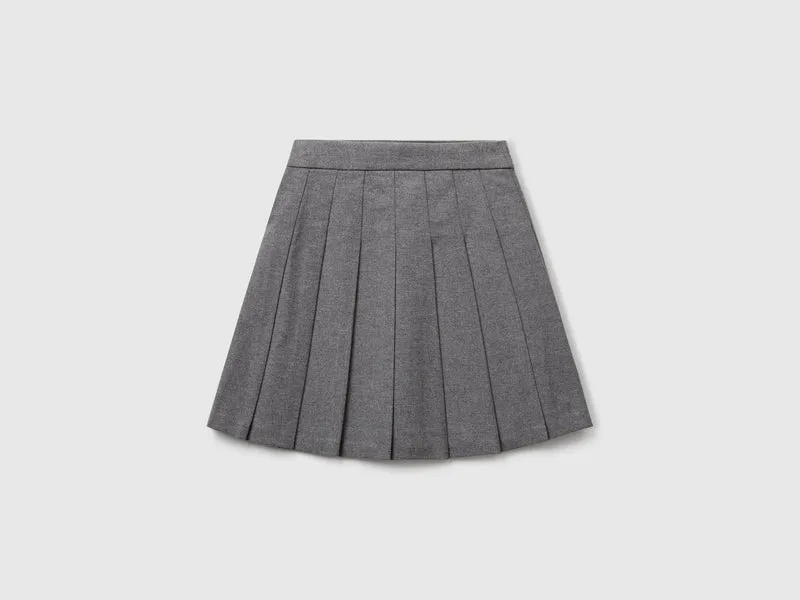 Faltenrock aus Flanell