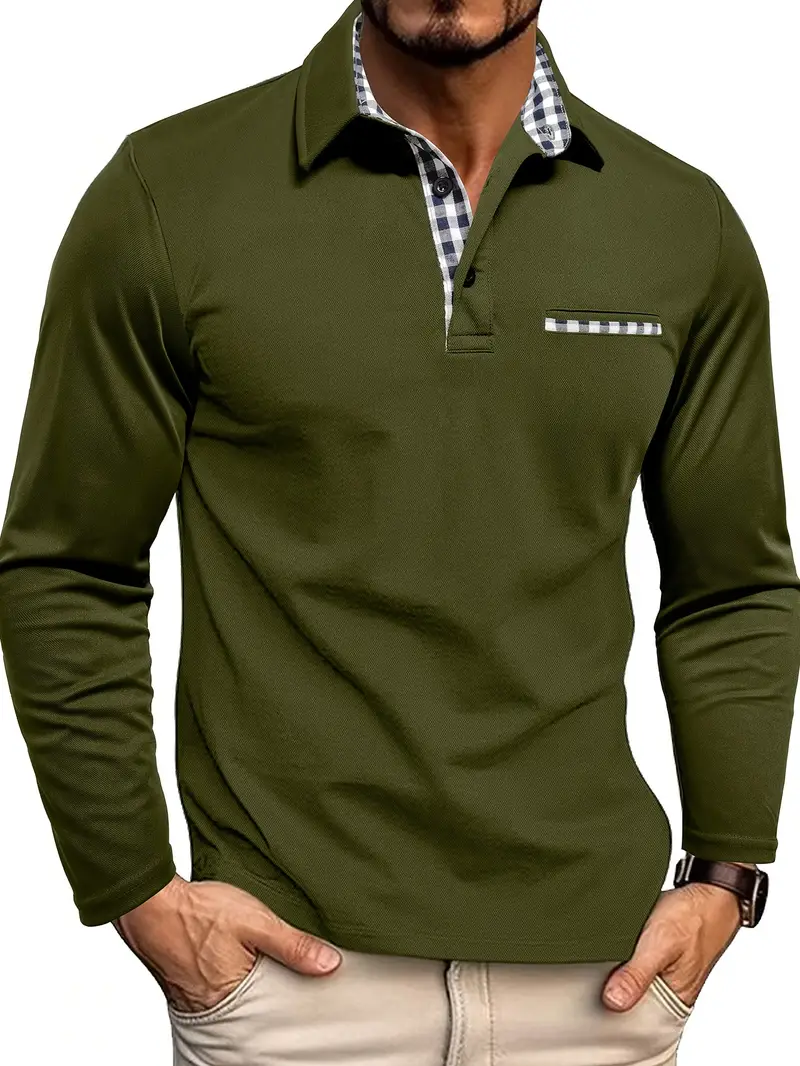 Polo Shirt with Long Sleeves
