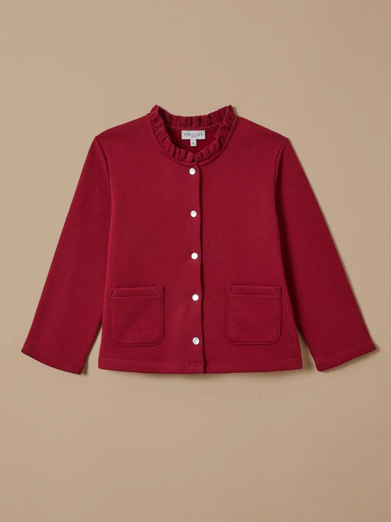 Mädchen-Cardigan aus Molton – Bio-Baumwolle