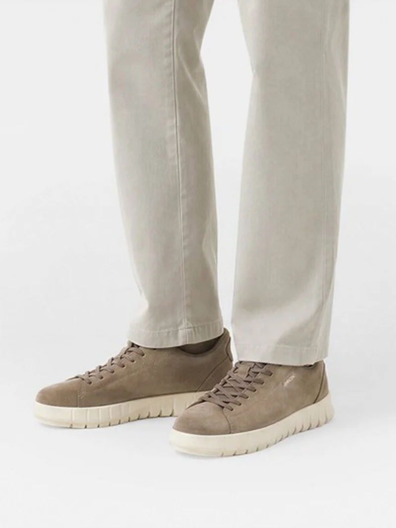 FLEXTRIDE PLUS Sneakers da uomo in pelle scamosciata - taupe