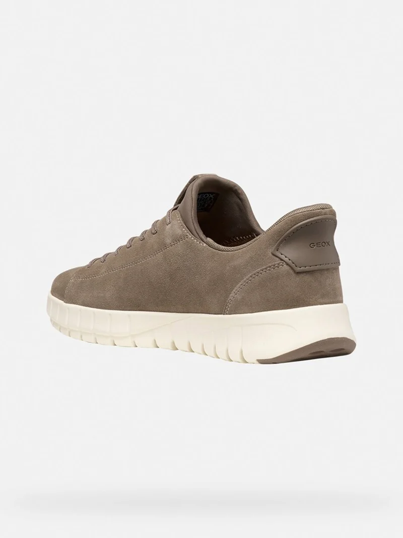 FLEXTRIDE PLUS Sneakers da uomo in pelle scamosciata - taupe