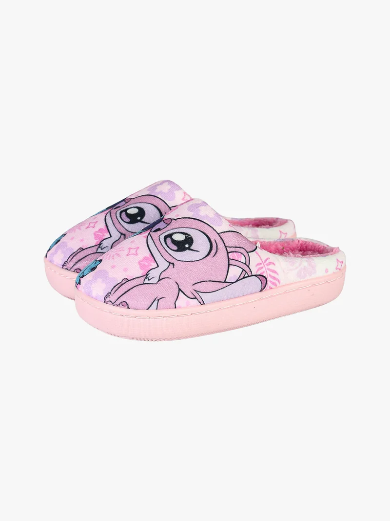 Stitch pantofole da bambina aperte dietro - rosa