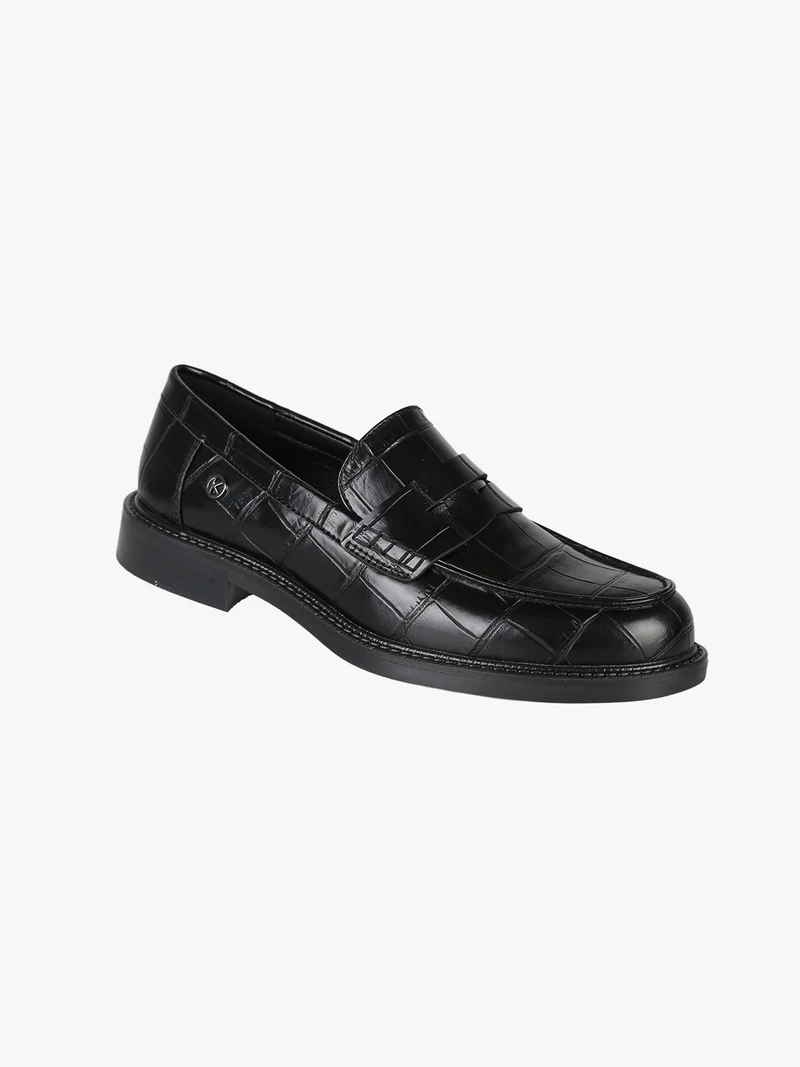 Mocassini donna classici in ecopelle - nero