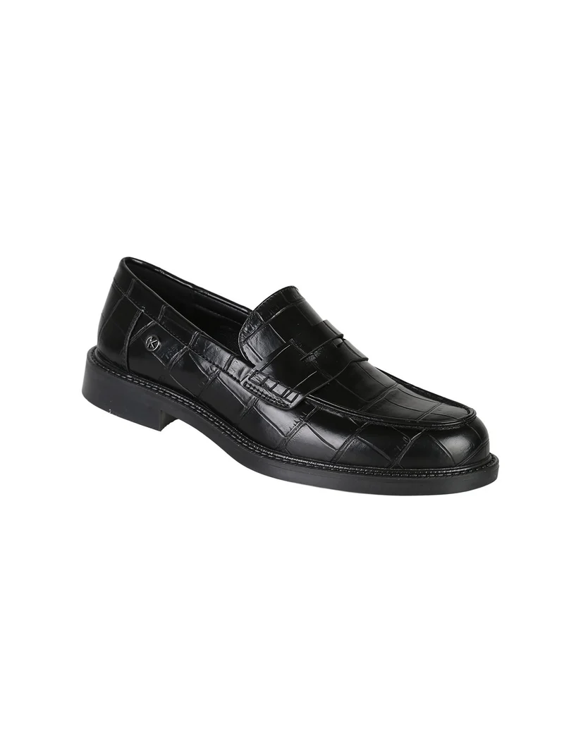 Mocassini donna classici in ecopelle - nero
