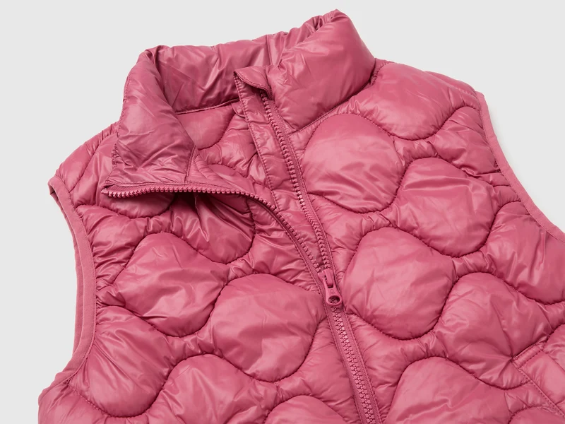 Wattierte, ärmellose Jacke