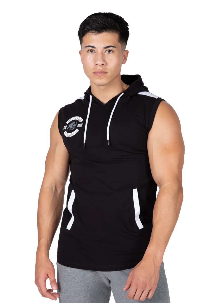 Oswego S/L Hooded T-Shirt - Black