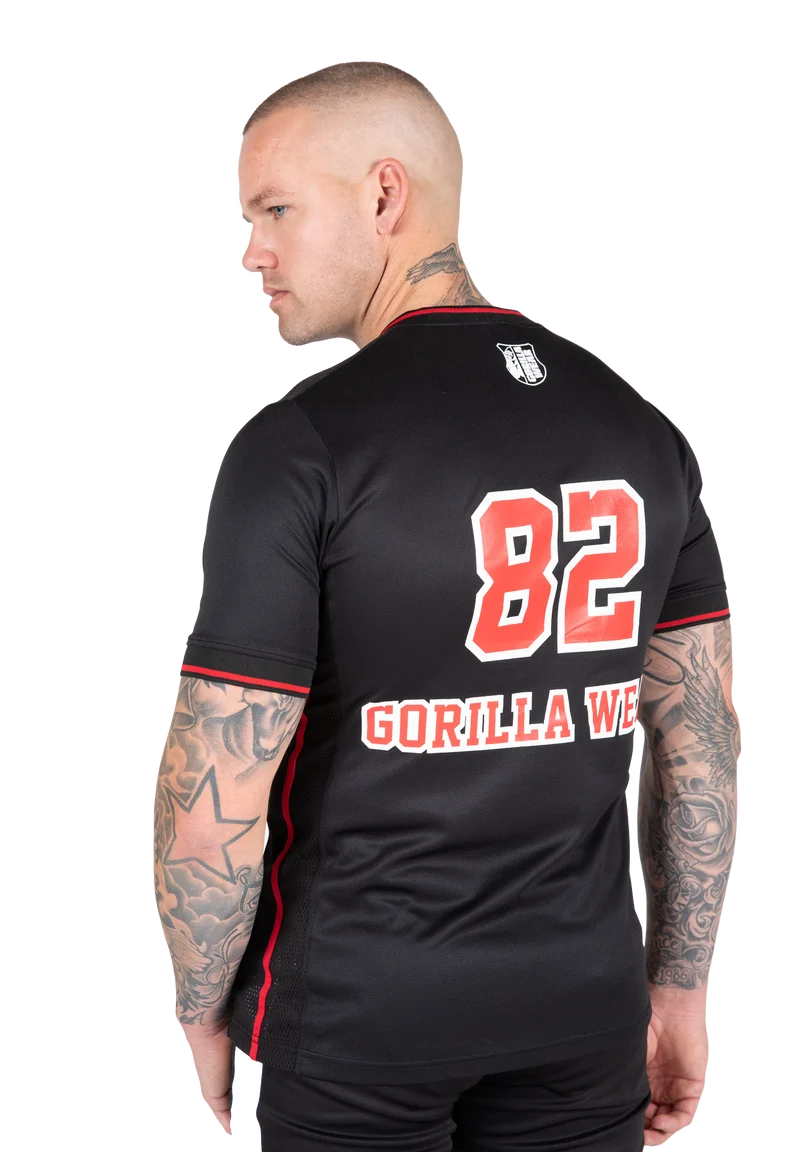 San Mateo T-Shirt - Black/Red