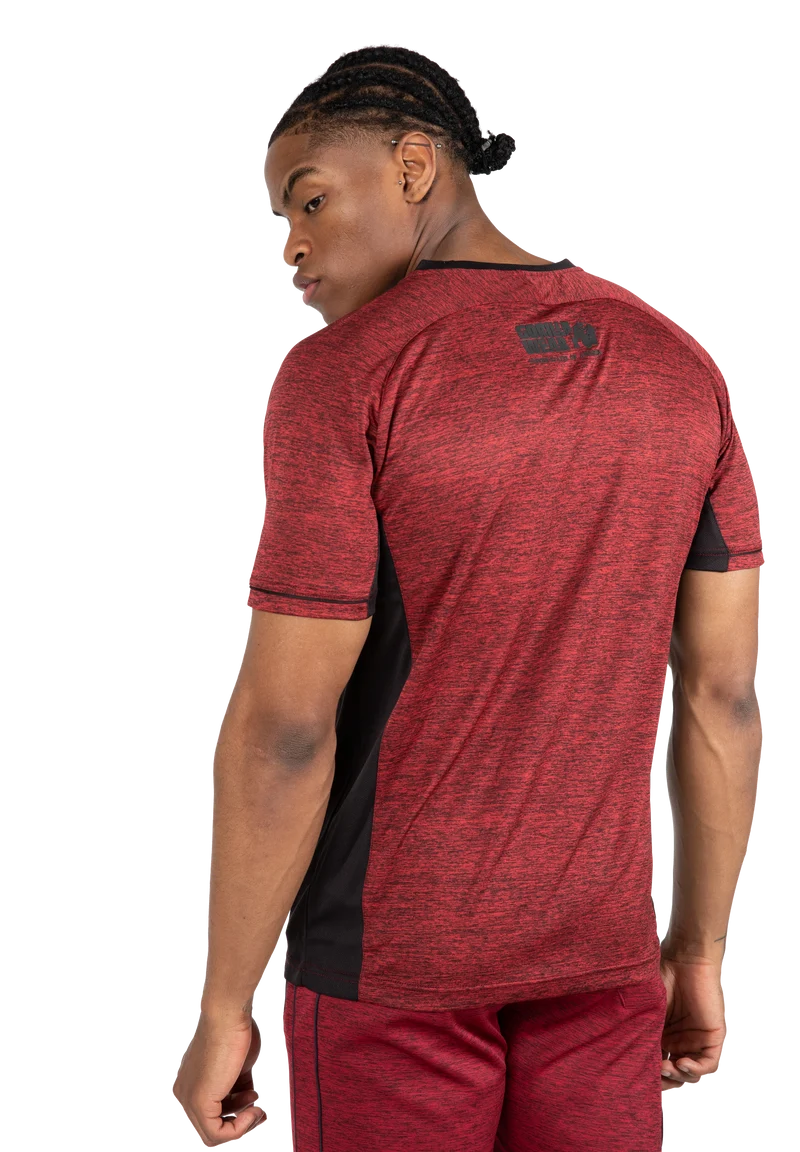 Fremont T-Shirt - Burgundy Red/Black
