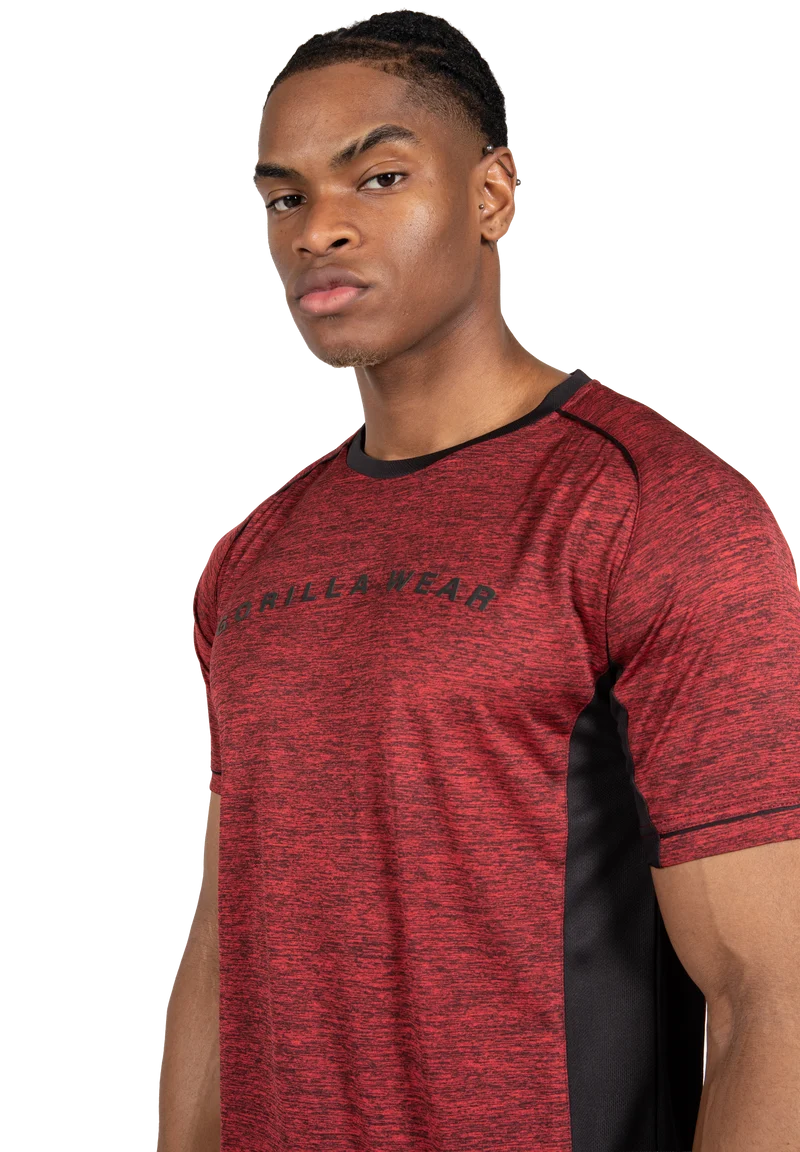 Fremont T-Shirt - Burgundy Red/Black