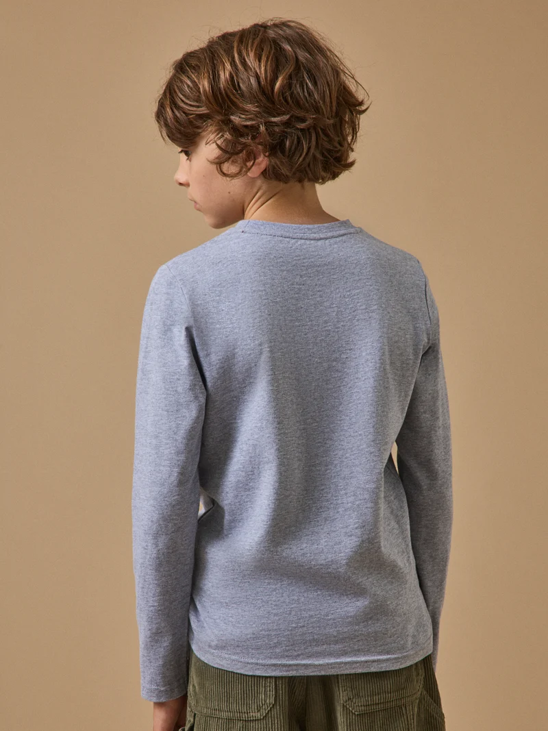 Jungen T-Shirt mit Druckmotiv – Bio-Baumwolle
