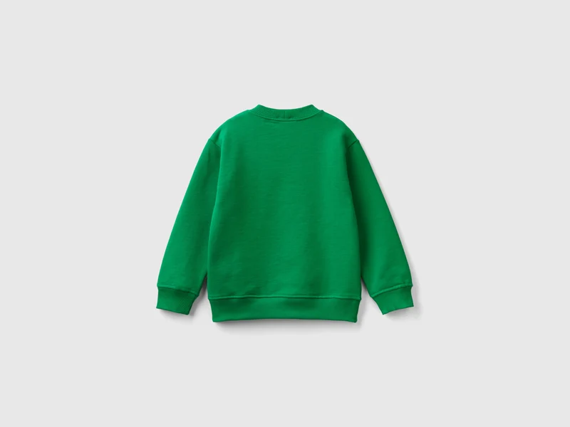 Rundhals-Sweater mit Print