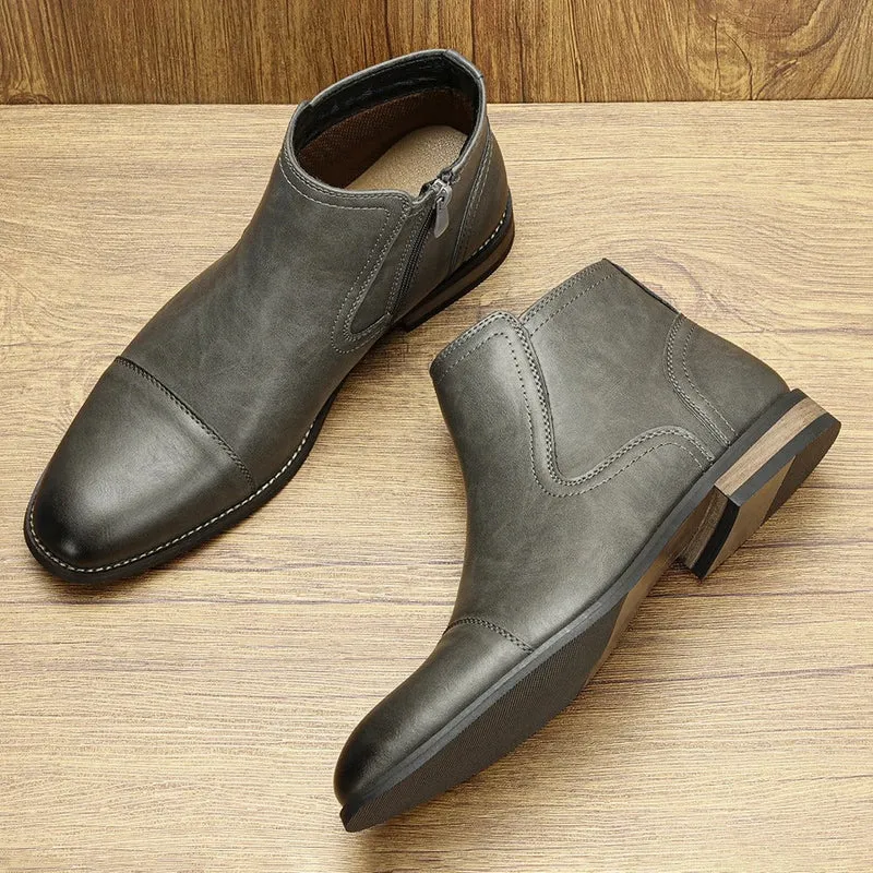 Leather Chelsea Boots