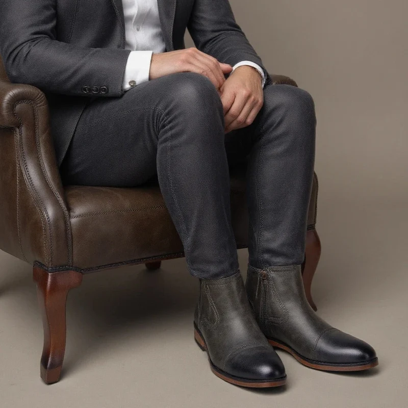 Leather Chelsea Boots