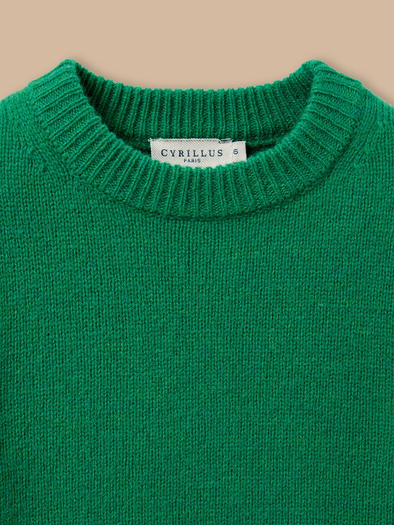 Jungenpullover aus Merino-Wolle