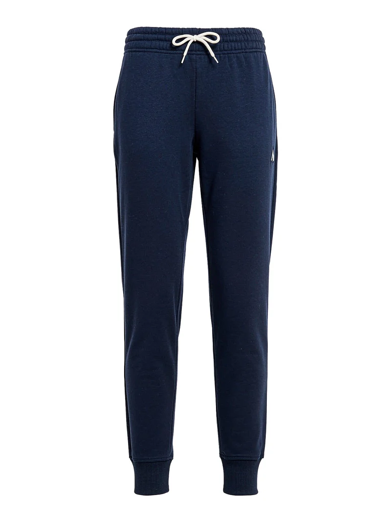 Pantaloni sportivi da donna con polsini e interno felpato - blu scuro