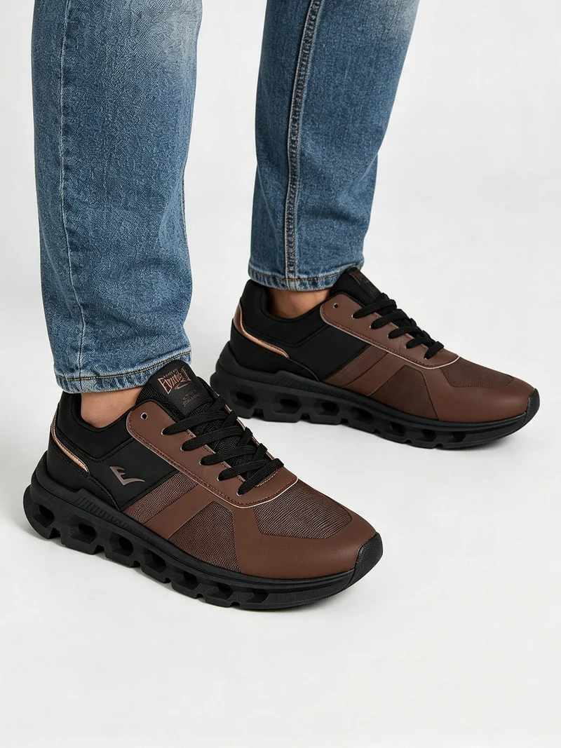 Sneakers sportive da uomo stringate - moro