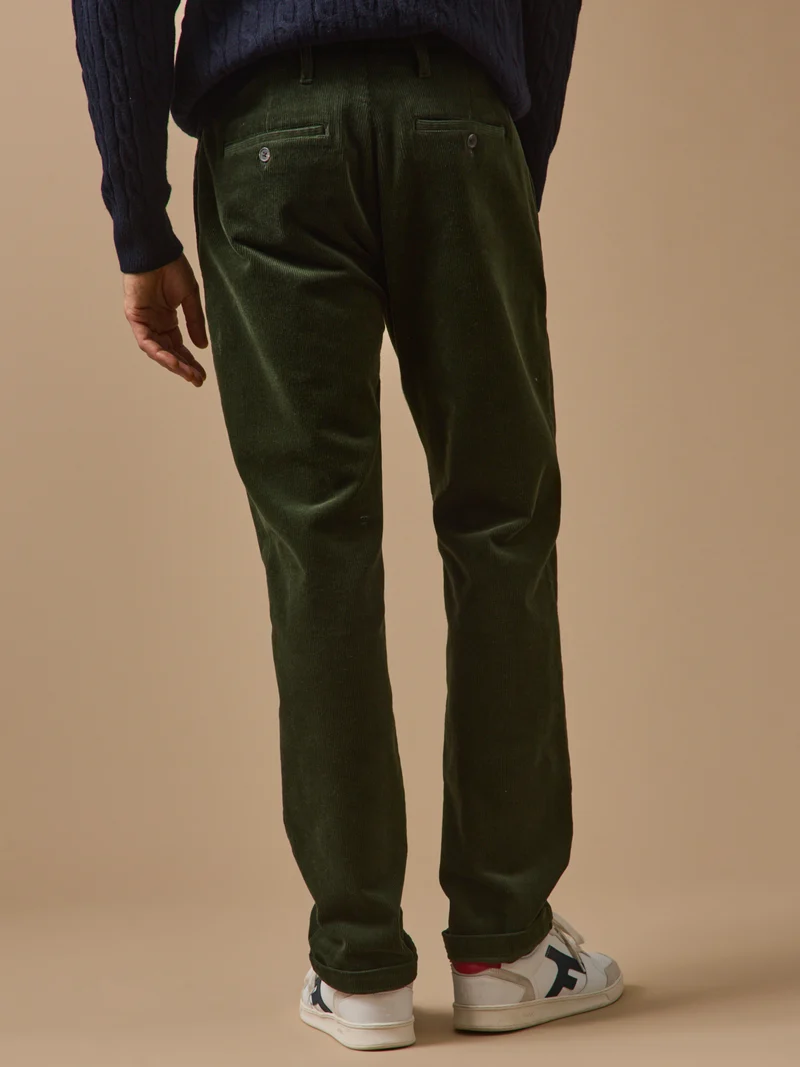 Herren-Chinohose « regular » aus Velours