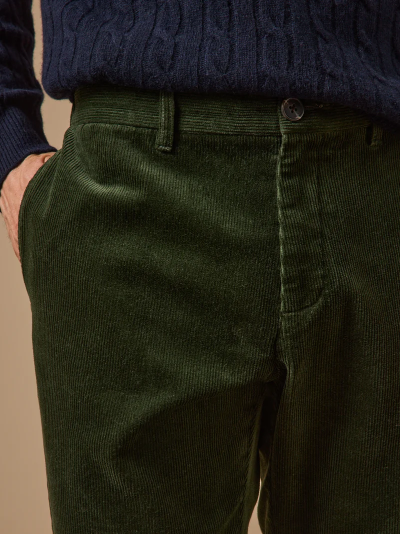 Herren-Chinohose « regular » aus Velours