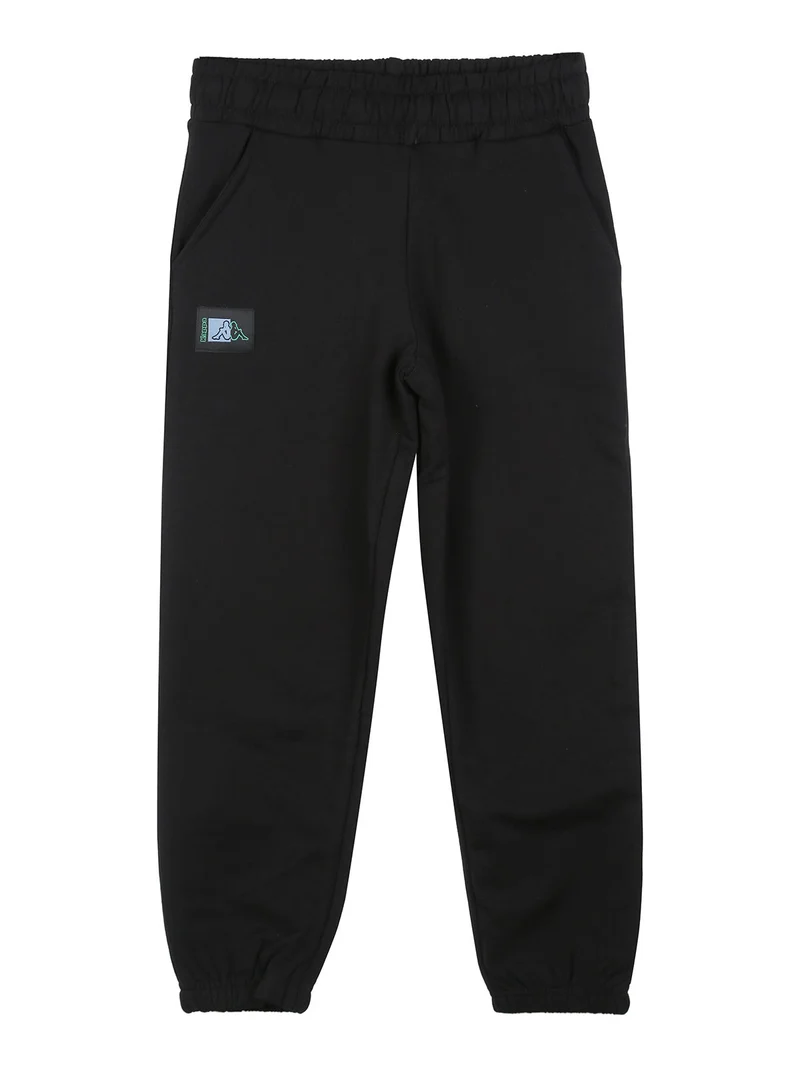 Completo tuta da ragazzo 2 pezzi con cappuccio e interno in caldo cotone - nero