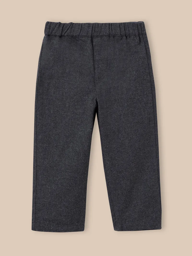 Baby-Hose in Flanell-Optik