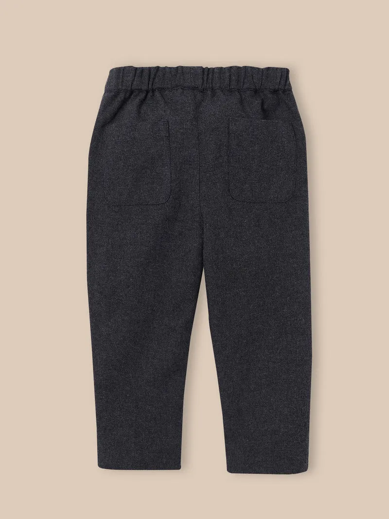 Baby-Hose in Flanell-Optik