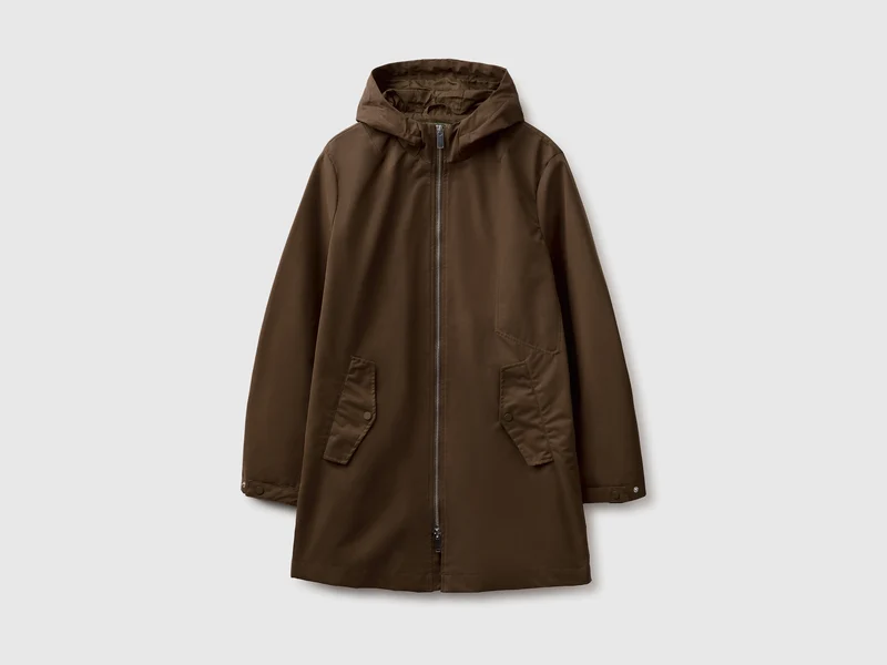 Parka aus Baumwollmischgewebe