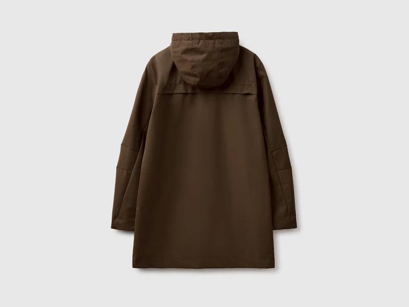 Parka aus Baumwollmischgewebe