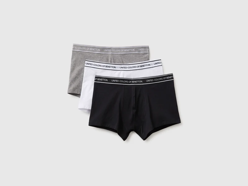 Dreier-Set Boxershorts mit Logo-Gummizug