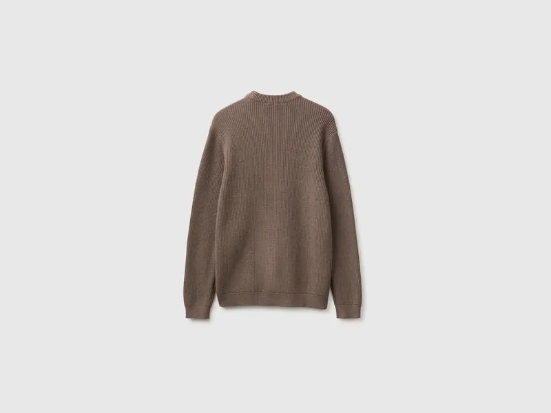 Pullover aus Wollmischung in regulärer Passform