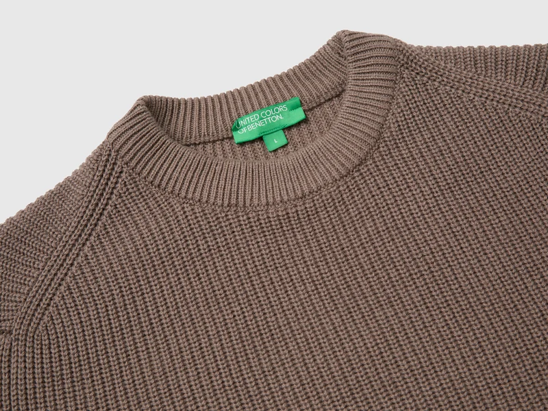 Pullover aus Wollmischung in regulärer Passform
