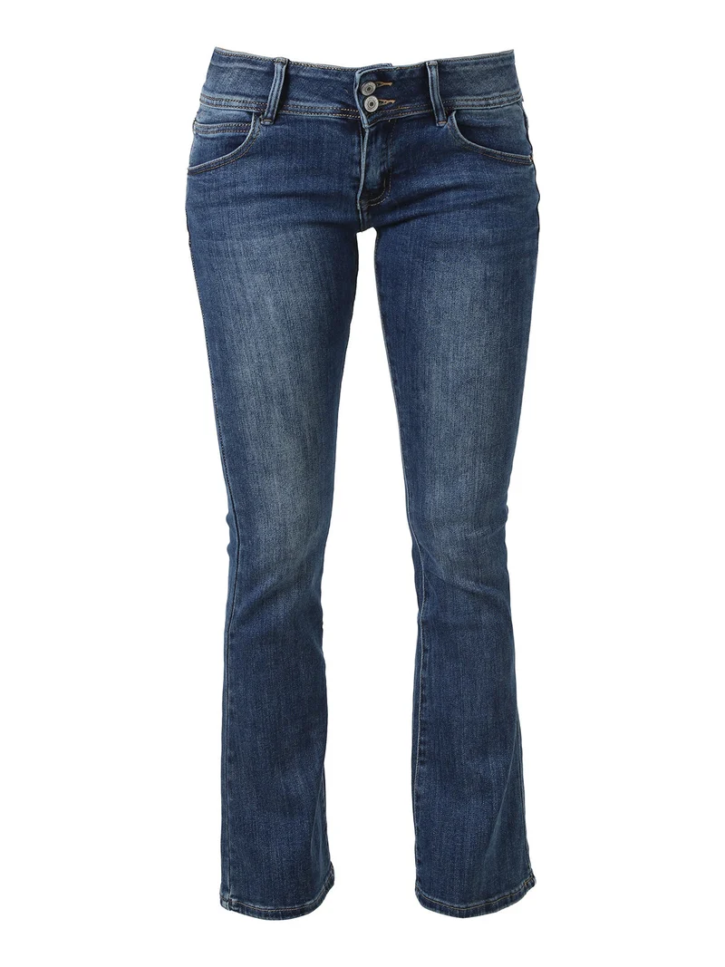 Jeans donna a zampa vita bassa - jeans