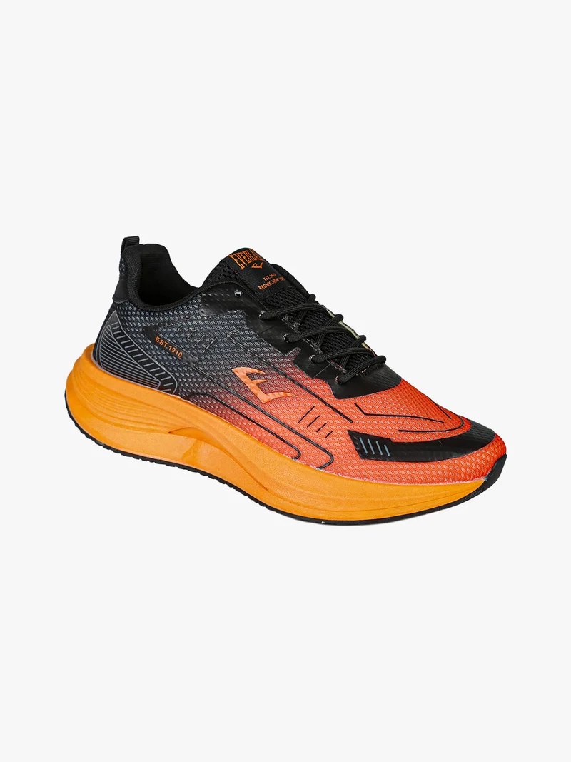 Sneakers sportive da uomo con lacci - arancione