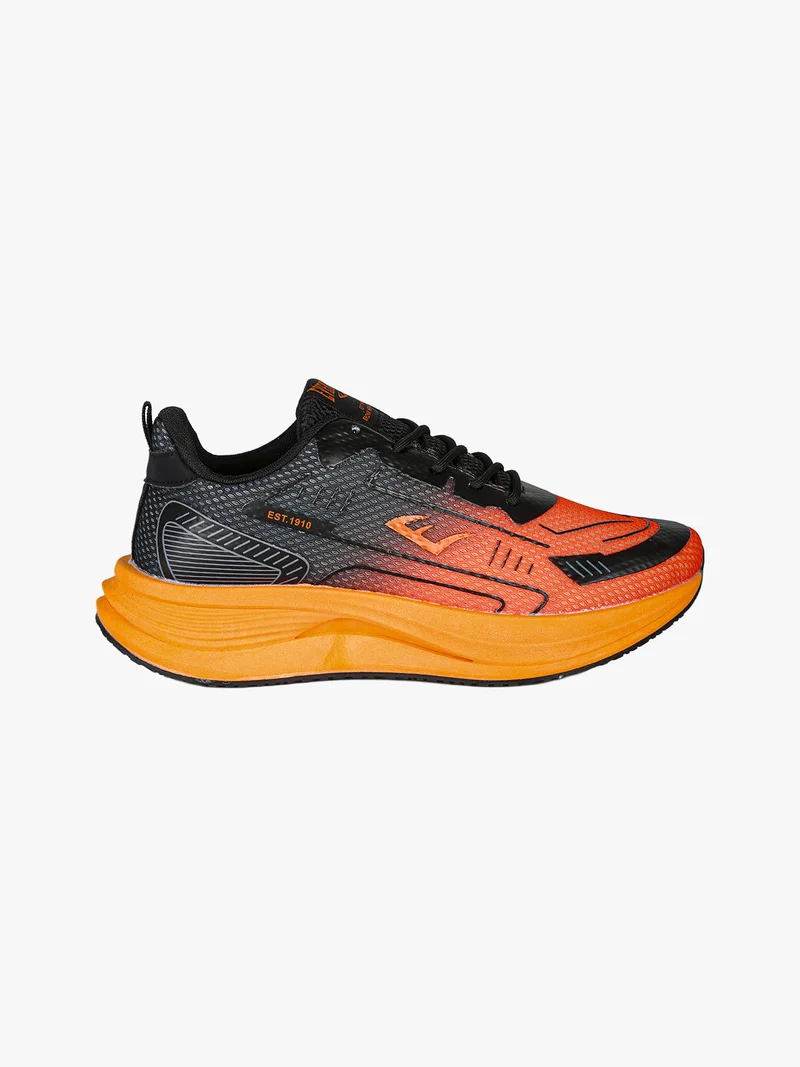 Sneakers sportive da uomo con lacci - arancione